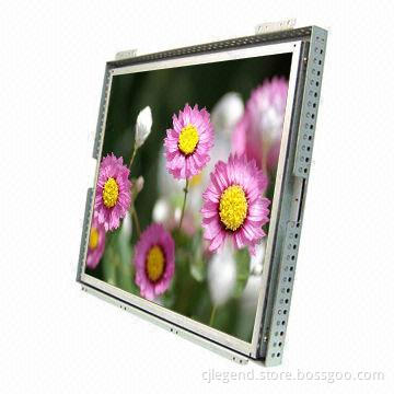 17-inch Open Frame Industrial LCD Monitor with VGA and HDMI Input